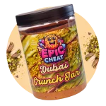 Dubai Chocolate Crunch Jar (без захар) – Шам-фъстък крем с кадайф и млечен шоколад
