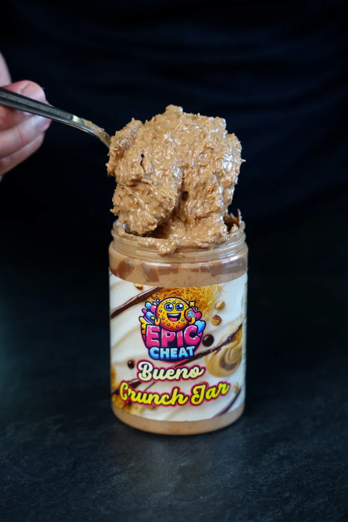 Bueno Crunch Jar – Млечен крем с лешници, шоколад и хрупкав кадаиф