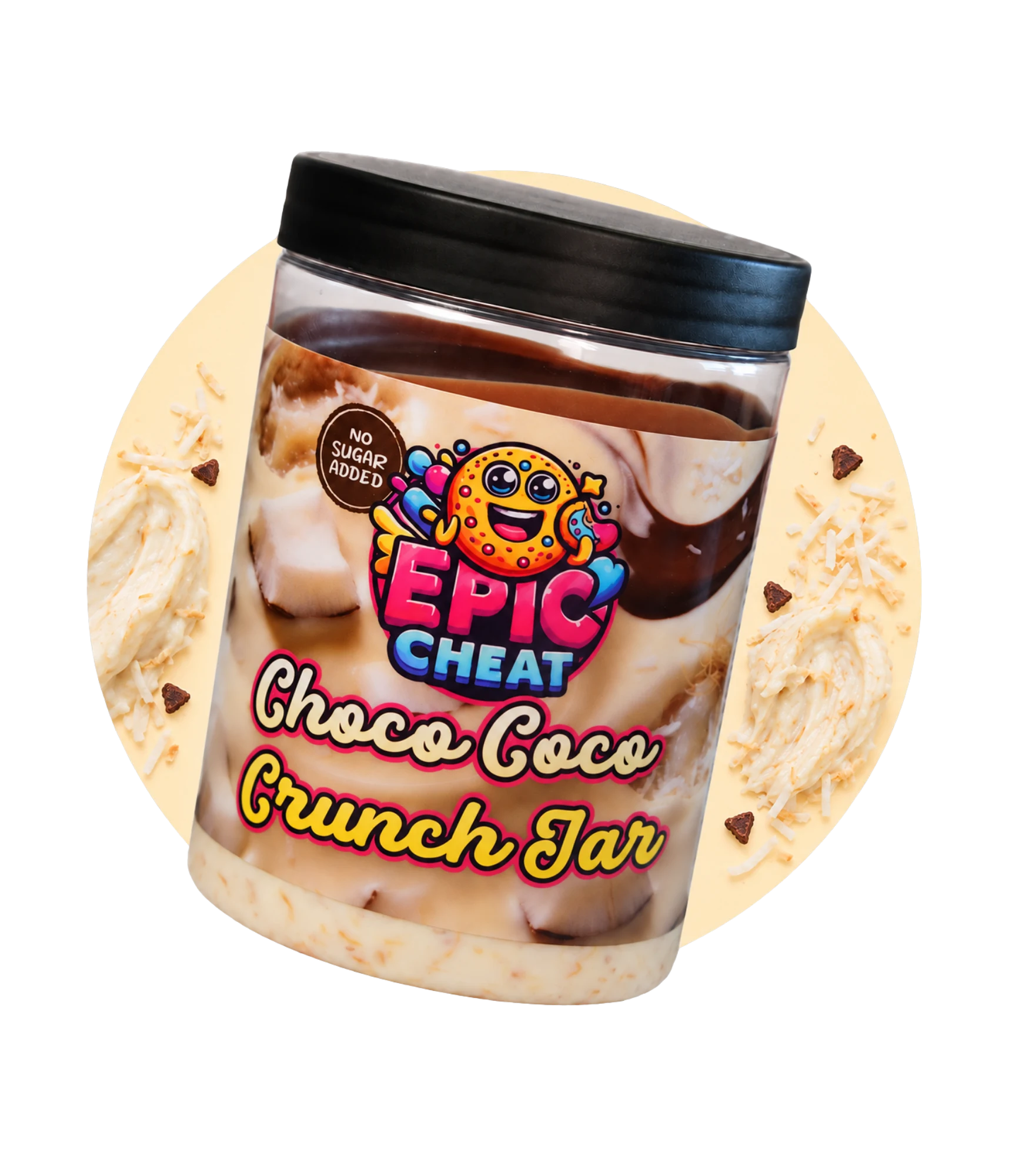 choco-coco-crunch-jar Choco Coco Crunch Jar с кокосов крем, шоколад и кадаиф