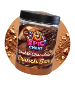 Double Chocolate Crunch Jar (без захар) – Шоколадово-лешников крем с хрупкав крокант